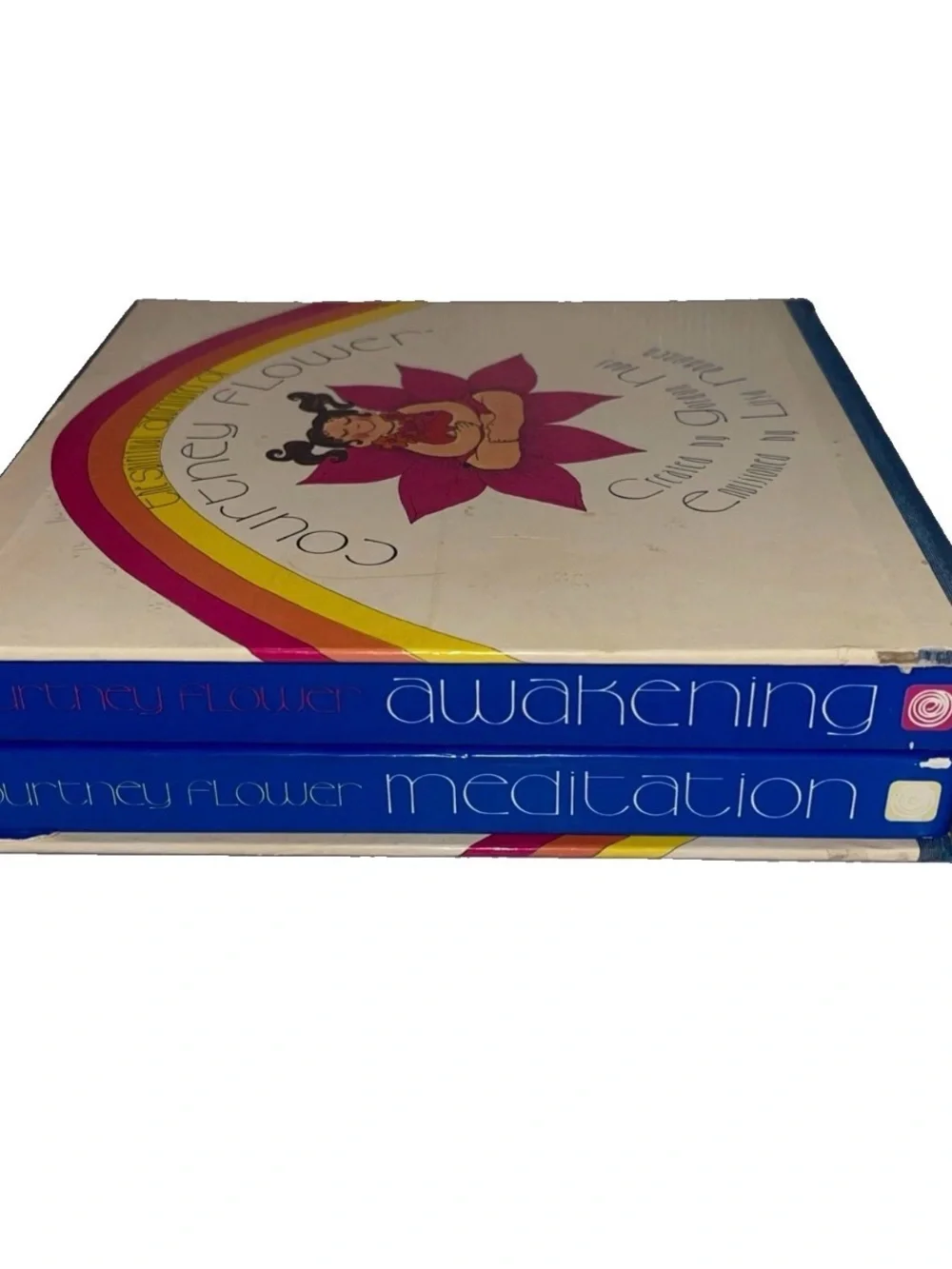 The Spiritual Adventures of Courtney Flower Animated 2 Bookset 1974- Japan